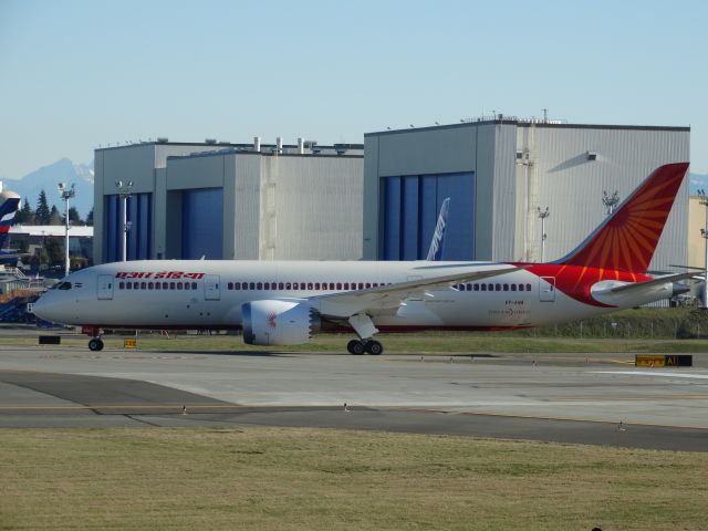 VT-ANA — - Test flight arriving  Paine Field