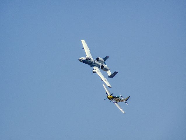 N51LW — - Little Witch and A-10 at Great Falls International Airport July 2011. Weekend incl Blue Angels,and the Montana State Fair. Great Falls MT is a great city to visit.