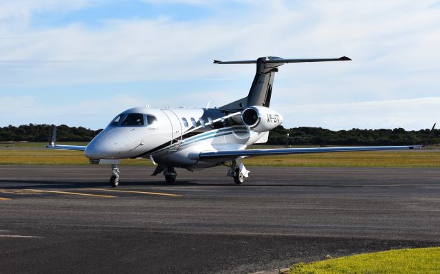 Embraer Phenom 300 (VH-87X) - Visiting Devonport Airport (and Tasmania) for the first time is Embraer 505 Phenom 300E VH-87X seen here on 15 June 2024.