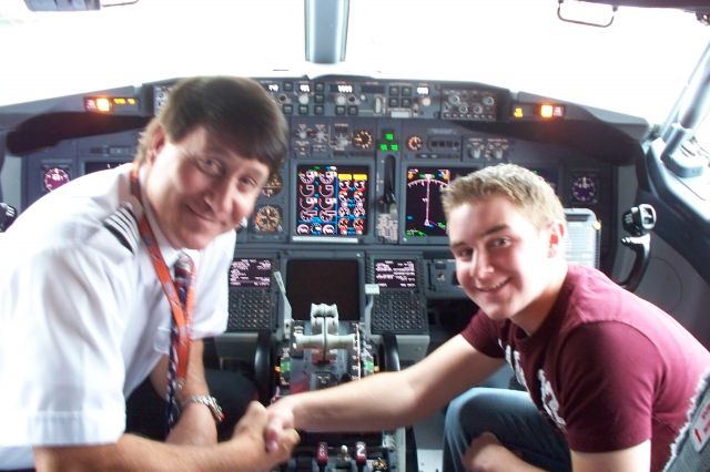 Boeing 737-700 — - In the cockpit of Southwest flight 1290 from Albany