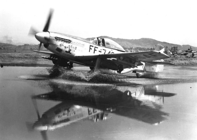 North American P-51 Mustang — - My mom's boss in the 70's was Col. Robert P Pasqualicchio.  This was his plane and he had a picture of it hanging in his office. "Ol' NaDSoB" was Napalm Droppin' Son of a B*tch!