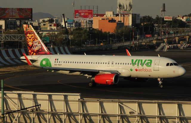 Airbus A320 (XA-VAY) - Viva Aerobus / Airbus A320-232 / MSN 8027 / XA-VAY "Tecate Pa'l Norte 2023" / MMMX 01/2023
