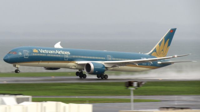 BOEING 787-10 Dreamliner (VN-A879) - Visiting Auckland for repatriation; unfortunately a rather grainy shot.