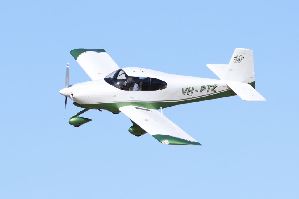 Vans RV-10 (VH-PTZ) - Fly past Rangelands Outback Camp