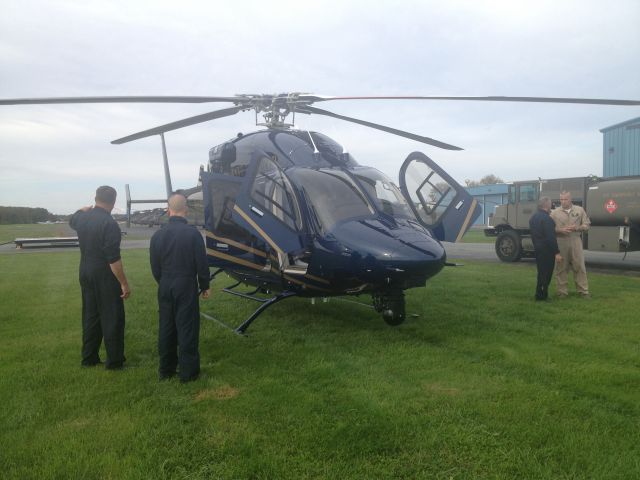 Bell 429 GlobalRanger (N2SP) - Trooper being refueled