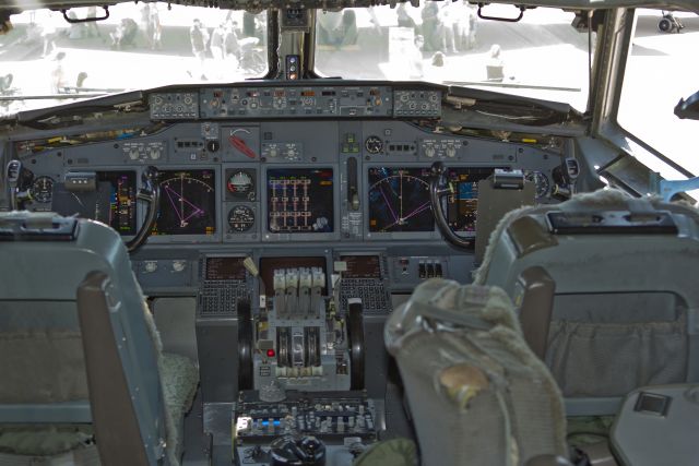 16-4406 — - Flight deck of the Navys E-6B aircraft at Tinker AFB.