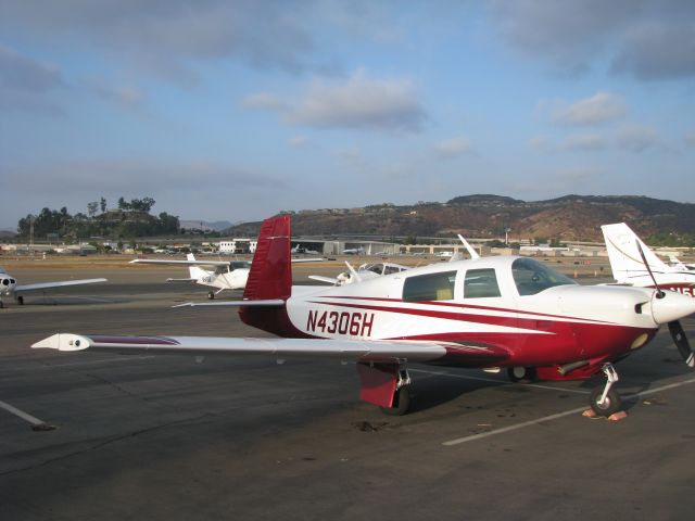 Mooney M-20 (N4306H) - Fresh out of the paint shop.