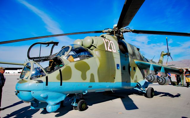 N120NX — - N120NX 1981 Mil Mi-24D Hind C/N 110155 - Las Vegas - Nellis AFB (LSV / KLSV)br /Aviation Nation 2016 Air Showbr /USA - Nevada, November 12, 2016br /Photo: TDelCoro