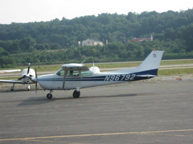 Cessna Skyhawk (N96792) - Charley taking N96792 back to its tiedown after maintenance.