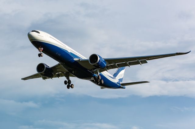 Airbus A330-900 (CS-TKY) - Hi Fly code sharing with BI arriving in BWN on runway 03. 