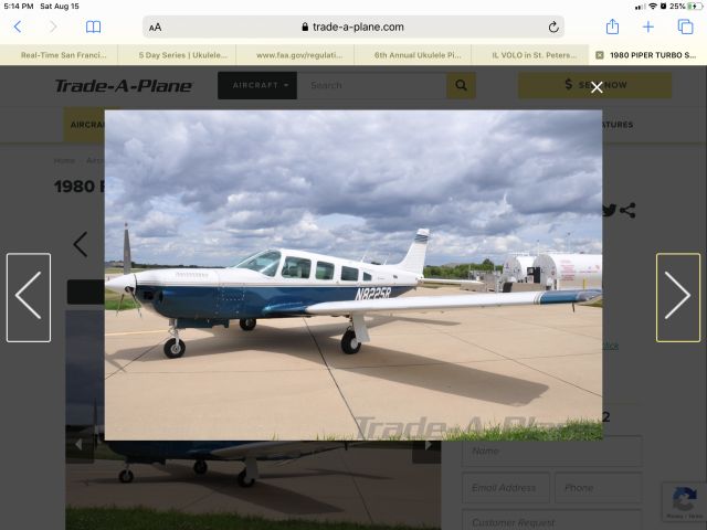 Piper Saratoga (N8225R)