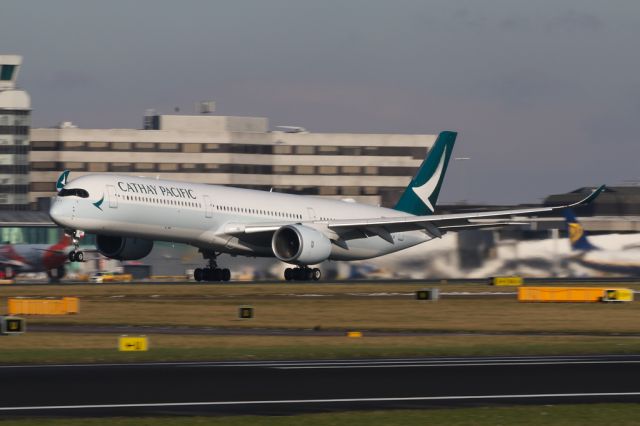 Airbus A350-1000 (B-LXF) - CPA216 rotating at the start of the return to Hong Kong