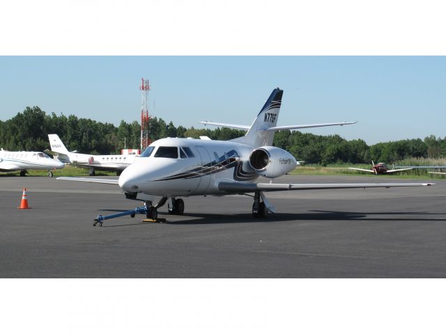 Dassault Falcon 10 (N77SF) - Avery fast business jet, built to French military standards.