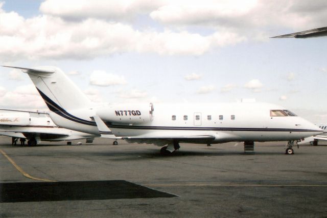 Canadair Challenger (N777GD) - Parked on the Atlantic Aviation ramp in Feb-06.br /br /Reregistered N771GD 17-Dec-11.