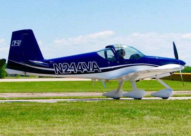 Experimental 100kts-200kts (N214VA) - At Oshkosh. Vans RV-14A 