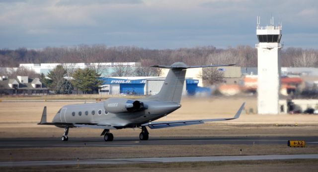 Gulfstream Aerospace Gulfstream IV (N900EG) - Departing on the active runway is this 1989 Gulfstream IV in the Winter of 2020.