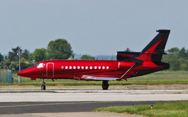 Dassault Falcon 900 (N539CA) - falcon-900ex n539ca taxiing for dep from shannon 27/5/16.