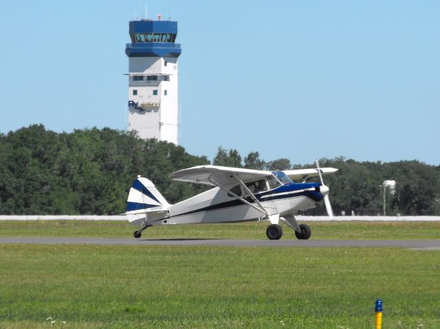 Piper PA-16 Clipper (N5377H) - Taxiing by the tower at Sun n Fun 2017