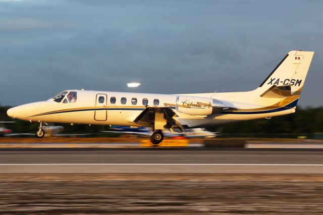 Cessna Citation II (XA-CSM) - 26Dec2021. top nice afternoon