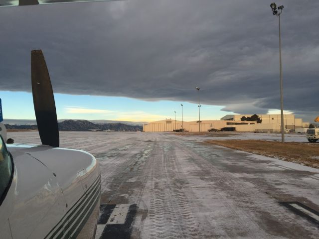 Cessna Skylane (N3224C) - Wave Clouds over the rockies