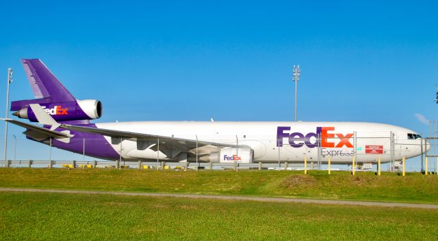 Boeing MD-11 (N582FE) - The best shot of an MD-11 I was able to get.  Still an awesome plane!  5/23/21.