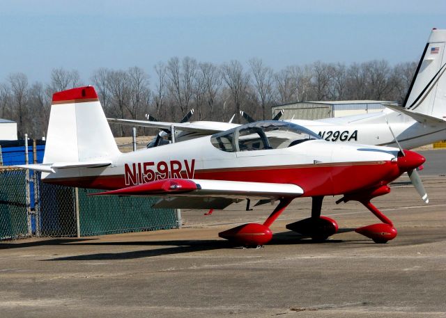 Vans RV-9 (N159RV) - At the Shreveport Downtown airport.