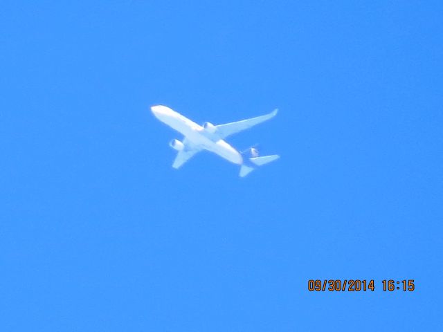 BOEING 767-300 (N306UP) - UPS flight 2872 from SDF to ABQ over Southeastern Kansas at 36,000 feet.