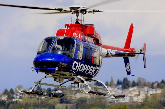 Cessna Skyhawk (N69F) - KIRO-TV chopper 7 making its way home to Renton, WA