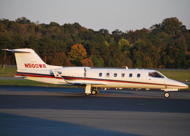 Learjet 31 (N500WR) - DIAMOND AVIATION INC (NASCAR TV analyst and former driver Rusty Wallace) at KJQF. Re-registered as N2RW after sale of his helicopter - 