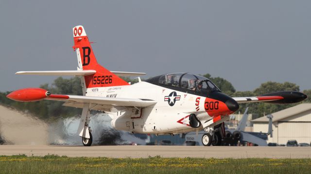 North American Rockwell Buckeye (N212TB) - A privately owned T-2 Buckeye taxis into position for departure