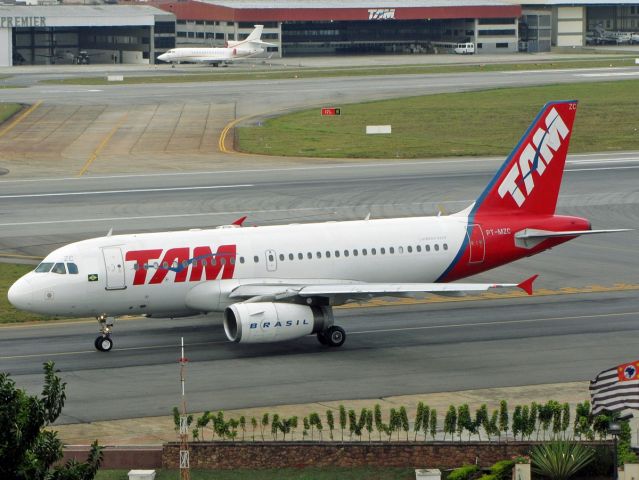 Airbus A319 (PT-MZC) - Airbus A319-100 (CN 1092) TAM - Aeroporto de Congonhas/São Paulo (CGH/SBSP) , Brazil