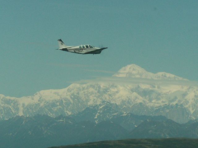 Beechcraft Bonanza (36) (N7252T) - Mt. McKinley in background