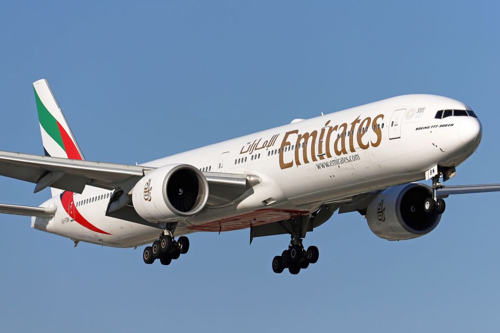 BOEING 777-300 (A6-EBW) - Photo taken on November 1, 2021.