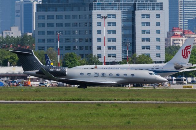 Gulfstream Aerospace Gulfstream G650 (SP-TOP) - EPWA SPOTTING