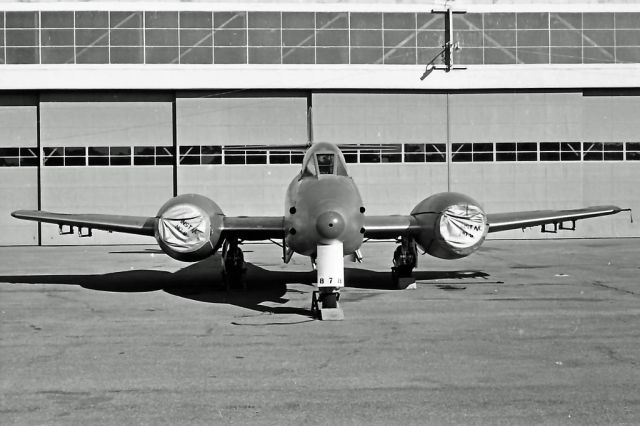 GLOSTER Meteor (A77878) - Gloster Meteor F8 A77-878 RAAF Wagga-Wagga/Forest Hill RSTT (YSWG) early 1960s.