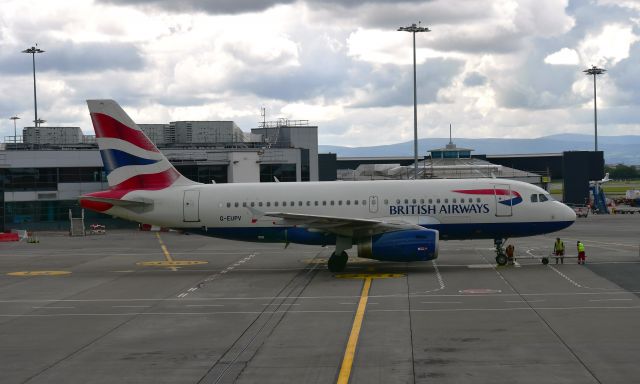 Airbus A319 (G-EUPV) - British Airways Airbus A319-131 G-EUPV