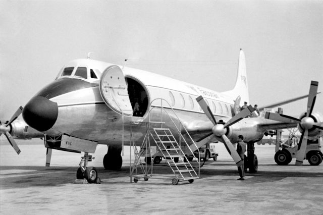 VICKERS Viscount (SE-CNL) - Falconair Sweden in 1967 at Düsseldorf (EDDL)