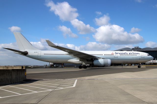 Airbus A330-300 (OO-SJH) - Taxiing to Stand 218 on 27-Mar-21 operating flight BEL2093 from EBBR.