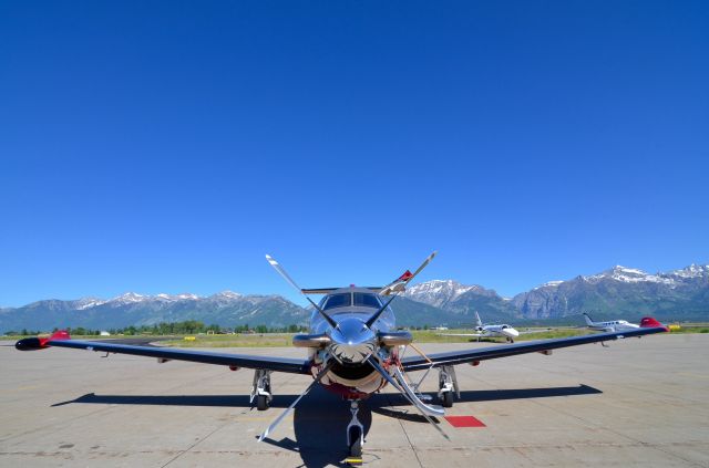 Pilatus PC-12 (N15NX) - Jackson Hole, WY.