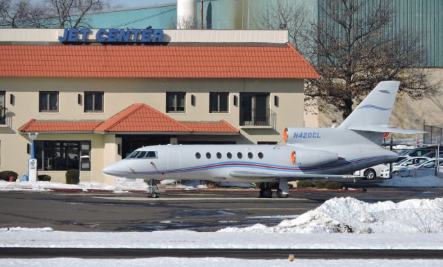 Dassault Falcon 50 (N420CL) - Shown here is this Dassault Falcon 50 awaiting its next flight in the Winter of 2016.