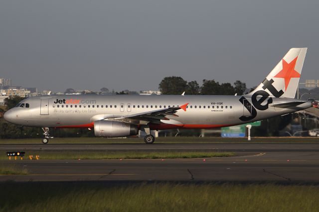Airbus A320 (VH-VQK) - on 31 October 2018