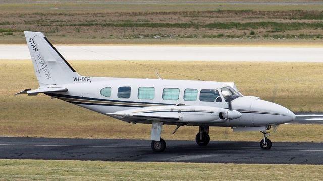 Piper Navajo (VH-DTF) - Piper PA-31-350 Star Aviation Australia VH-DTF YPJT 23 February 2018