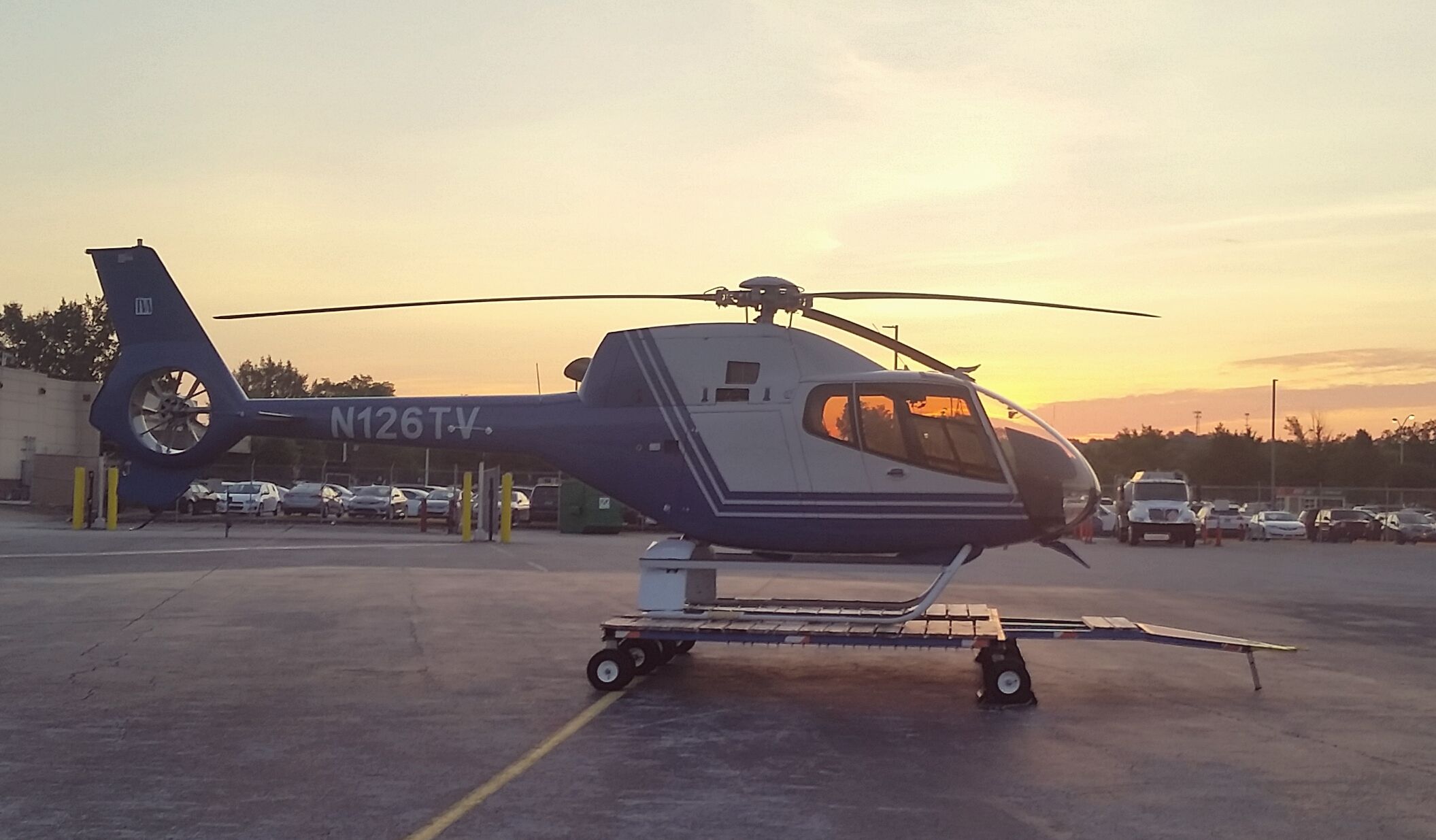 Eurocopter EC-120 Colibri (N126TV) - TVAs EC-120 ready for another day of work.