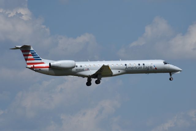 Embraer ERJ-145 (N935AE) - Taken May 27th 2018 from Founders Plaza at KDFW.