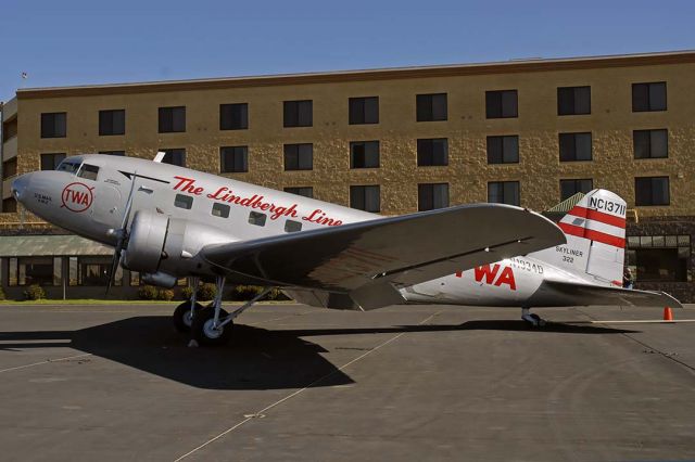 Douglas DC-2 (NC1934D) - Douglas DC-2-118B NC1934D at Santa Maria on October 6, 2006. It is one of two airworthy DC-2s in the United States. Its Douglas construction number is 1368. It was delivered to Pan American Airways as NC14296 on March 16, 1935. It was later operated in Mexico as VA-BJL and in Guatemala as LG-ACA and TG-ACA. It returned to the United States civil registry as N4867V. It is now in the collection of the Seattle Museum of Flight and was recently painted by Art Craft at the Santa Maria Airport. 