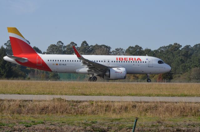 Airbus A320 (EC-NJU) - EC-NJU Before TakeOff From LEVX To LEMD. 21-11-2021