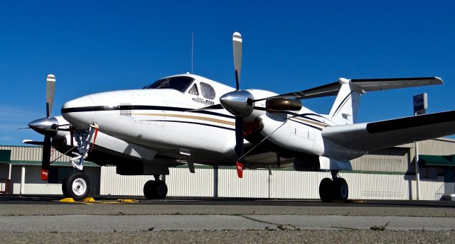 Beechcraft Super King Air 200 (N109MD) - Beechcraft King Air 200 parked at the Reid Hillview Airport.