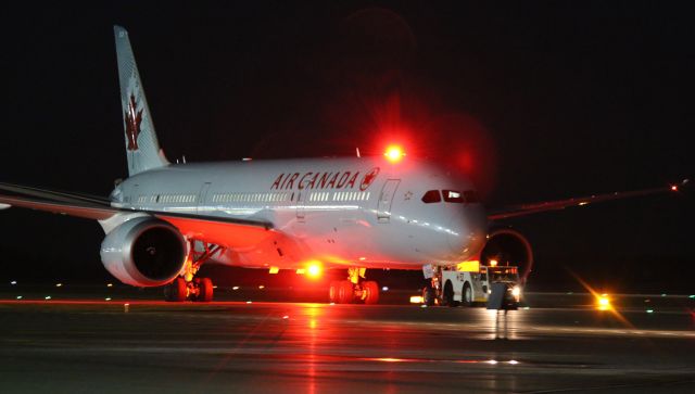 Boeing 787-9 Dreamliner (C-FNOG) - Air Canada Boeing 787-9 Dreamliner C-FNOG getting a tow to the hanger at YVR