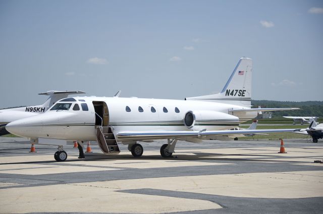 North American Sabreliner (N47SE) - Seen at KFDK on 5/12/2011.