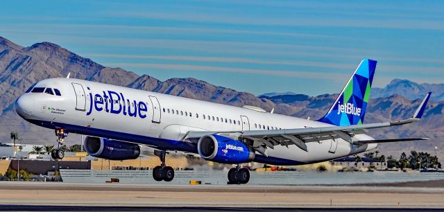 Airbus A321 (N934JB) - N934JB JetBlue Airways Airbus A321-231 s/n 6130 "The Ultamint Experience" - Las Vegas - McCarran International (LAS / KLAS)br /USA - Nevada,  January 28, 2019br /Photo: TDelCoro